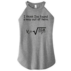 I Think I've Found A Way Out Women's Perfect Tri Rocker Tank