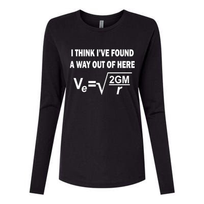 I Think I've Found A Way Out Of Here Womens Cotton Relaxed Long Sleeve T-Shirt