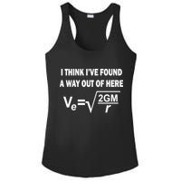 I Think I've Found A Way Out Of Here Ladies PosiCharge Competitor Racerback Tank