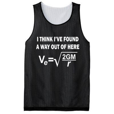 I Think I've Found A Way Out Of Here Mesh Reversible Basketball Jersey Tank