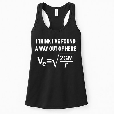 I Think I've Found A Way Out Of Here Womens Tank Top