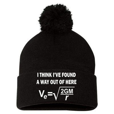 I Think I've Found A Way Out Of Here Pom Pom 12in Knit Beanie