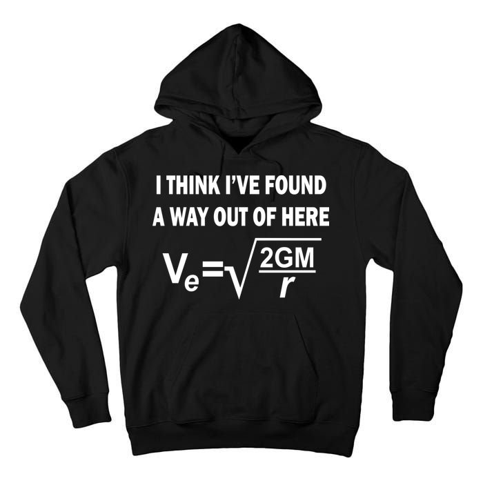 I Think I've Found A Way Out Of Here Tall Hoodie