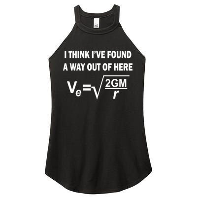 I Think I've Found A Way Out Of Here Women's Perfect Tri Rocker Tank