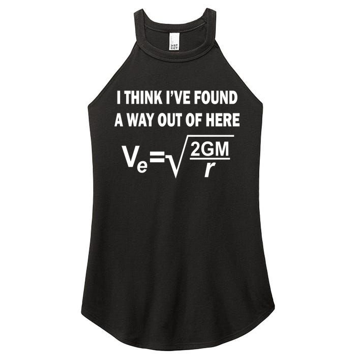 I Think I've Found A Way Out Of Here Women's Perfect Tri Rocker Tank