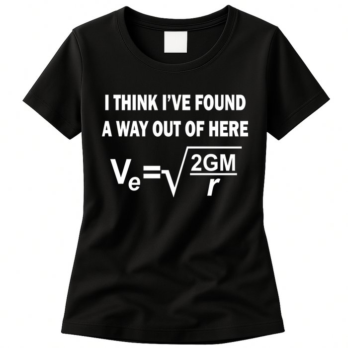I Think I've Found A Way Out Of Here Womens T-Shirt