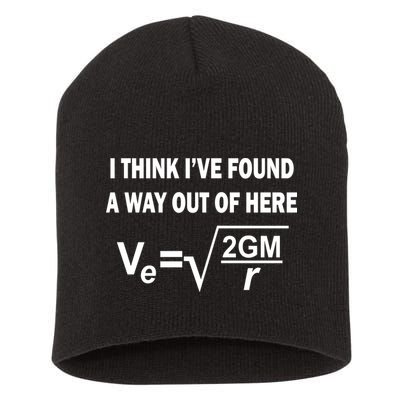 I Think I've Found A Way Out Of Here Short Acrylic Beanie