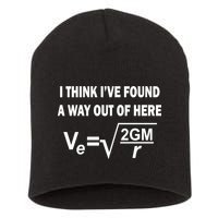 I Think I've Found A Way Out Of Here Short Acrylic Beanie