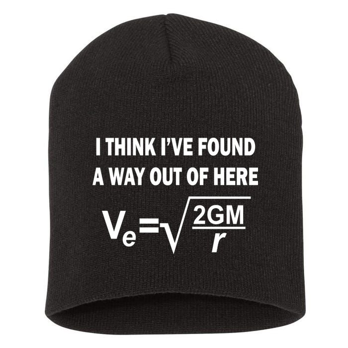 I Think I've Found A Way Out Of Here Short Acrylic Beanie