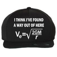 I Think I've Found A Way Out Of Here Wool Snapback Cap