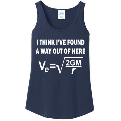 I Think I've Found A Way Out Of Here Ladies Essential Tank