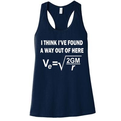 I Think I've Found A Way Out Of Here Women's Racerback Tank