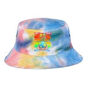 I Think To Myself What A Wonderful World Tie Dye Newport Bucket Hat