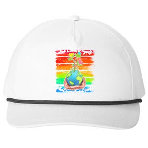 I Think To Myself What A Wonderful World Snapback Five-Panel Rope Hat