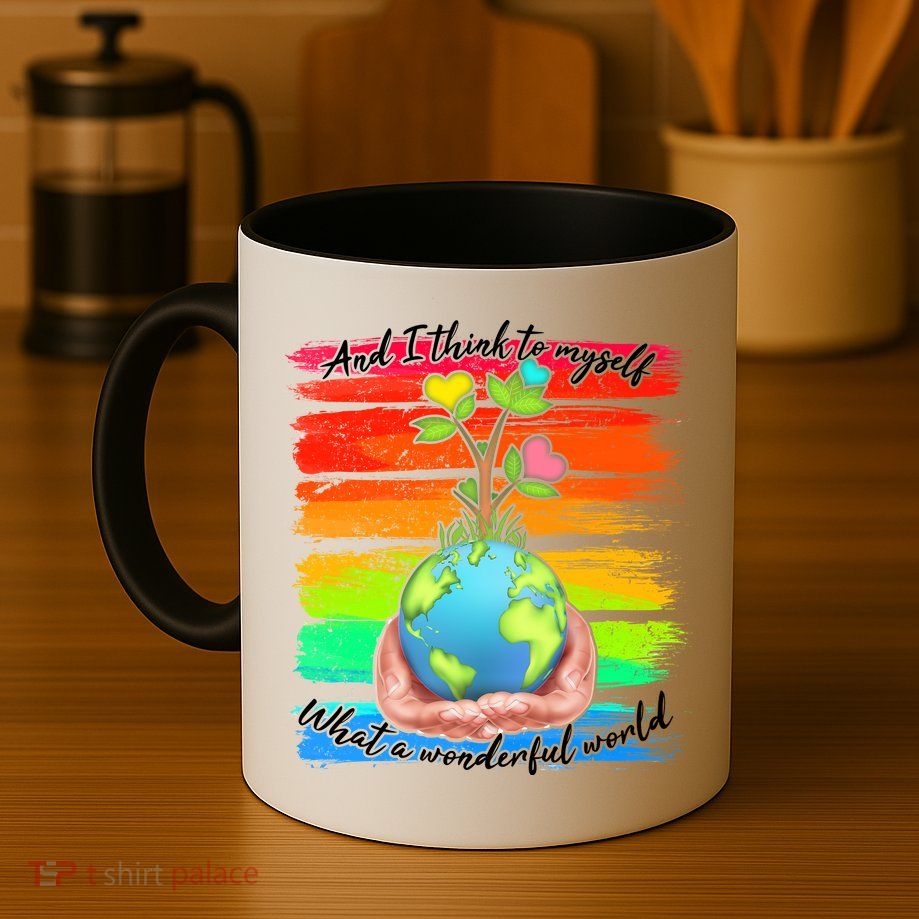 I Think To Myself What A Wonderful World Mug