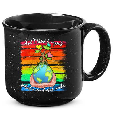 I Think To Myself What A Wonderful World 15oz Campfire Ceramic Mug