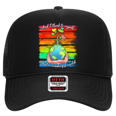 I Think To Myself What A Wonderful World Trucker Hat