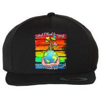 I Think To Myself What A Wonderful World Wool Snapback Cap