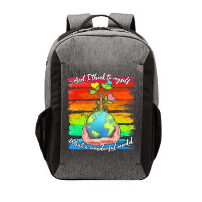 I Think To Myself What A Wonderful World Vector Backpack