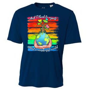 I Think To Myself What A Wonderful World Cooling Performance Crew T-Shirt