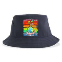 I Think To Myself What A Wonderful World Sustainable Bucket Hat