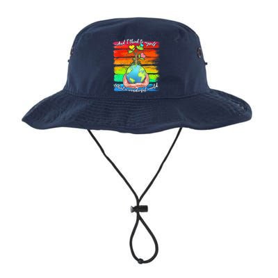 I Think To Myself What A Wonderful World Bucket Hat