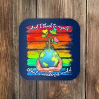 I Think To Myself What A Wonderful World Coaster