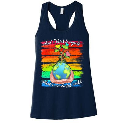 I Think To Myself What A Wonderful World Womens Tank Top