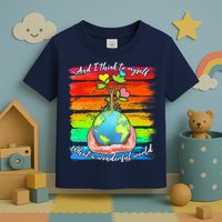 I Think To Myself What A Wonderful World Toddler T-Shirt