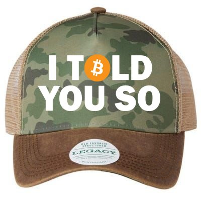 I Told You So Funny Bitcoin Legacy Tie Dye Trucker Hat