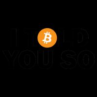 I Told You So Funny Bitcoin 16oz Travel Tumbler