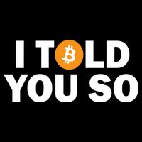 I Told You So Funny Bitcoin Wool Snapback Cap