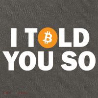 I Told You So Funny Bitcoin Cotton Canvas Backpack
