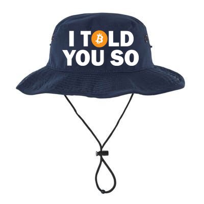 I Told You So Funny Bitcoin Legacy Cool Fit Booney Bucket Hat