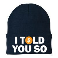 I Told You So Funny Bitcoin Knit Cap Winter Beanie