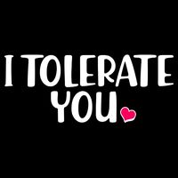 I Tolerate You Funny Anti Valentines Day Backpack