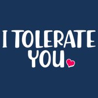 I Tolerate You Funny Anti Valentines Day Kids T-Shirt
