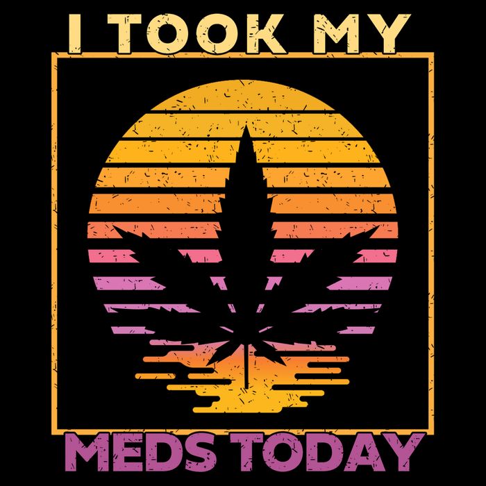 I Took My Meds Today Medical Marijuana City Backpack