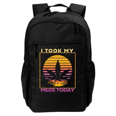 I Took My Meds Today Medical Marijuana Backpack