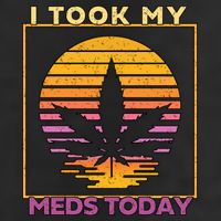 I Took My Meds Today Medical Marijuana 11oz C Handle Ceramic Mug