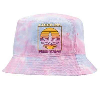 I Took My Meds Today Medical Marijuana Tie-Dyed Bucket Hat