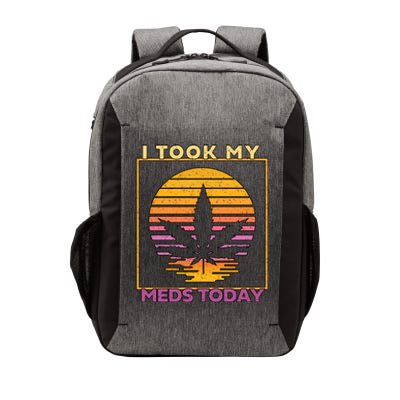 I Took My Meds Today Medical Marijuana Vector Backpack