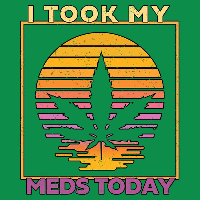 I Took My Meds Today Medical Marijuana Hoodie