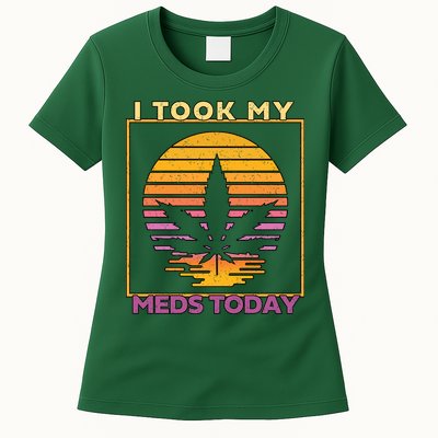 I Took My Meds Today Medical Marijuana Womens T-Shirt