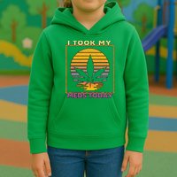 I Took My Meds Today Medical Marijuana Kids Hoodie