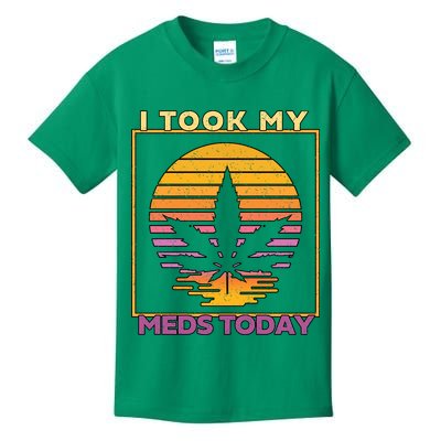 I Took My Meds Today Medical Marijuana Kids T-Shirt
