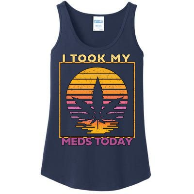 I Took My Meds Today Medical Marijuana Ladies Essential Tank