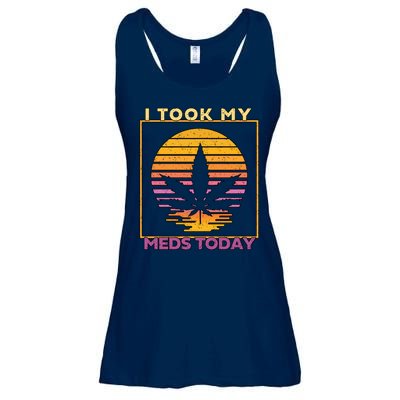 I Took My Meds Today Medical Marijuana Ladies Essential Flowy Tank