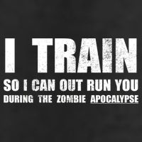 I Train So I Can Out Run You During A Zombie Apocalypse Cool Comfort Performance Bucket Hat