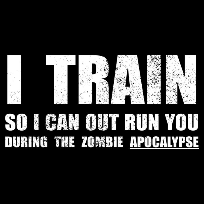 I Train So I Can Out Run You During A Zombie Apocalypse Impact Tech Backpack
